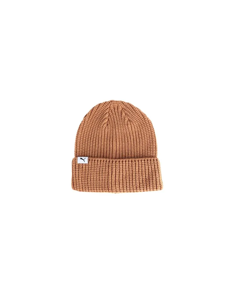Puma MMQ Classic Cuff Beanie - MMQ Classic Cuff Beanie - ACCESSOIRES - Mützen & Hüteauf YOOX.COM Kamel