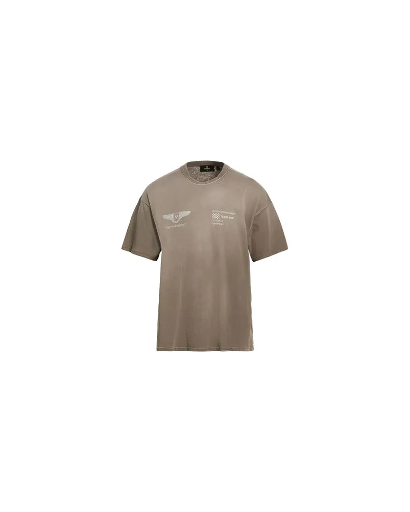 REPRESENT TOPS - T-shirtsauf YOOX.COM Maulwurfsgrau