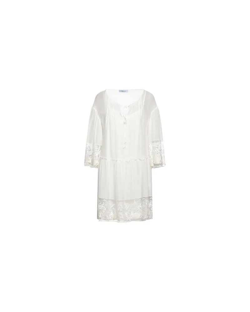 Blumarine KLEIDER - Mini-Kleiderauf YOOX.COM Cremeweiß