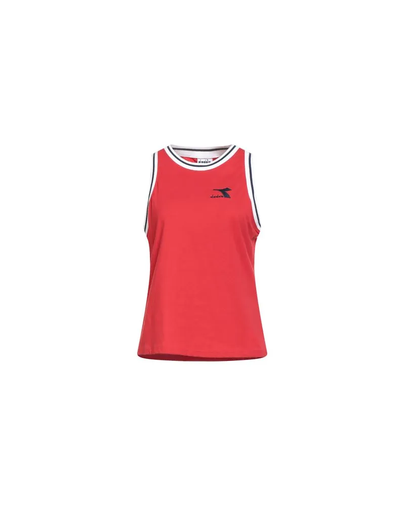 Diadora TOPS - Tank Topsauf YOOX.COM Rot