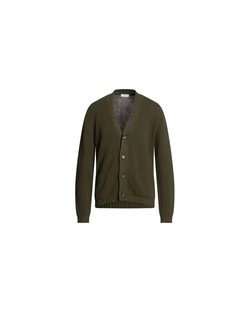 BECOME STRICKWAREN - Strickjackenauf YOOX.COM Militärgrün