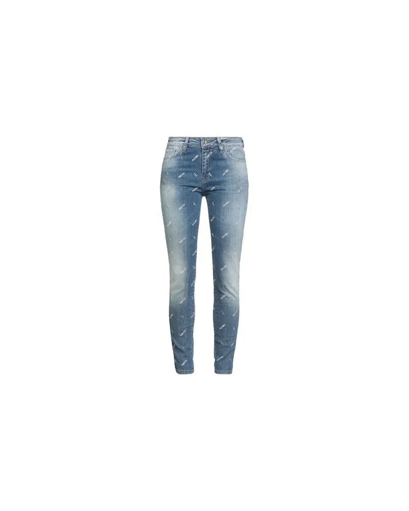 Fracomina JEANS - HOSEN & RÖCKE - Jeanshosenauf YOOX.COM Blau