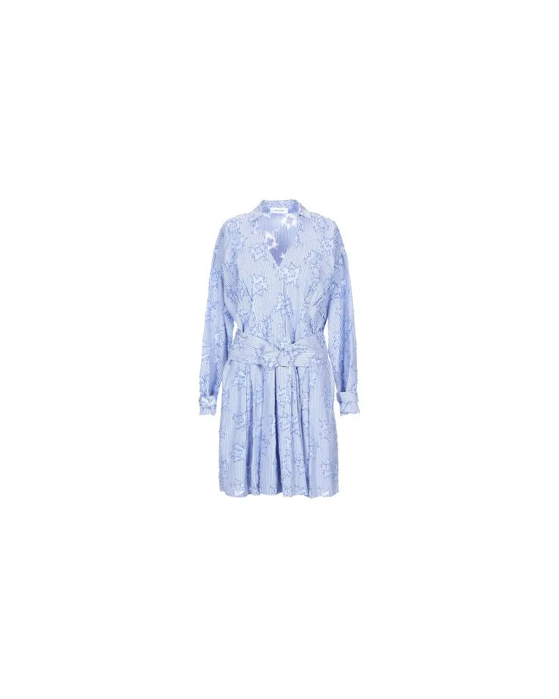 Aglini KLEIDER - Mini-Kleiderauf YOOX.COM Azurblau