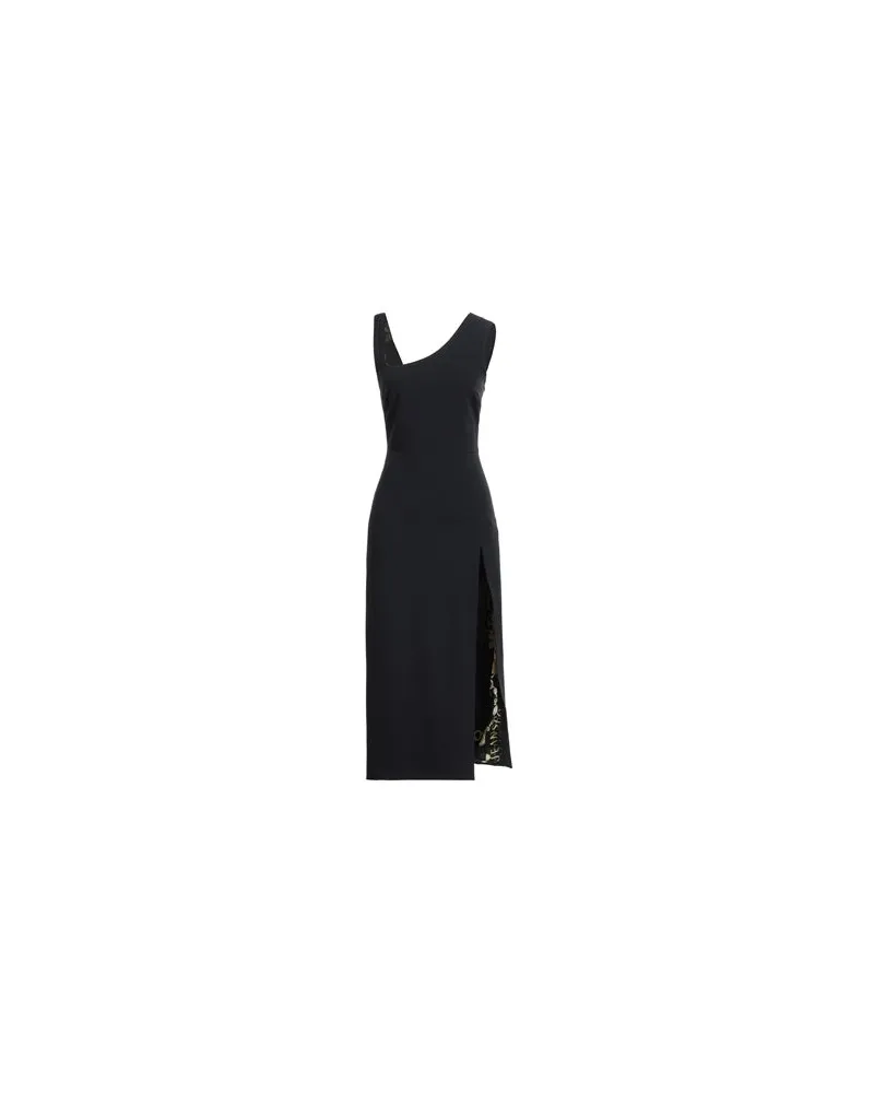 Versace Jeans KLEIDER - Midi-Kleiderauf YOOX.COM Schwarz