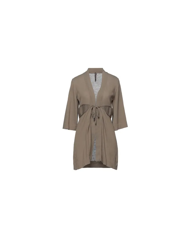 Manila Grace STRICKWAREN - Strickjackenauf YOOX.COM Khaki