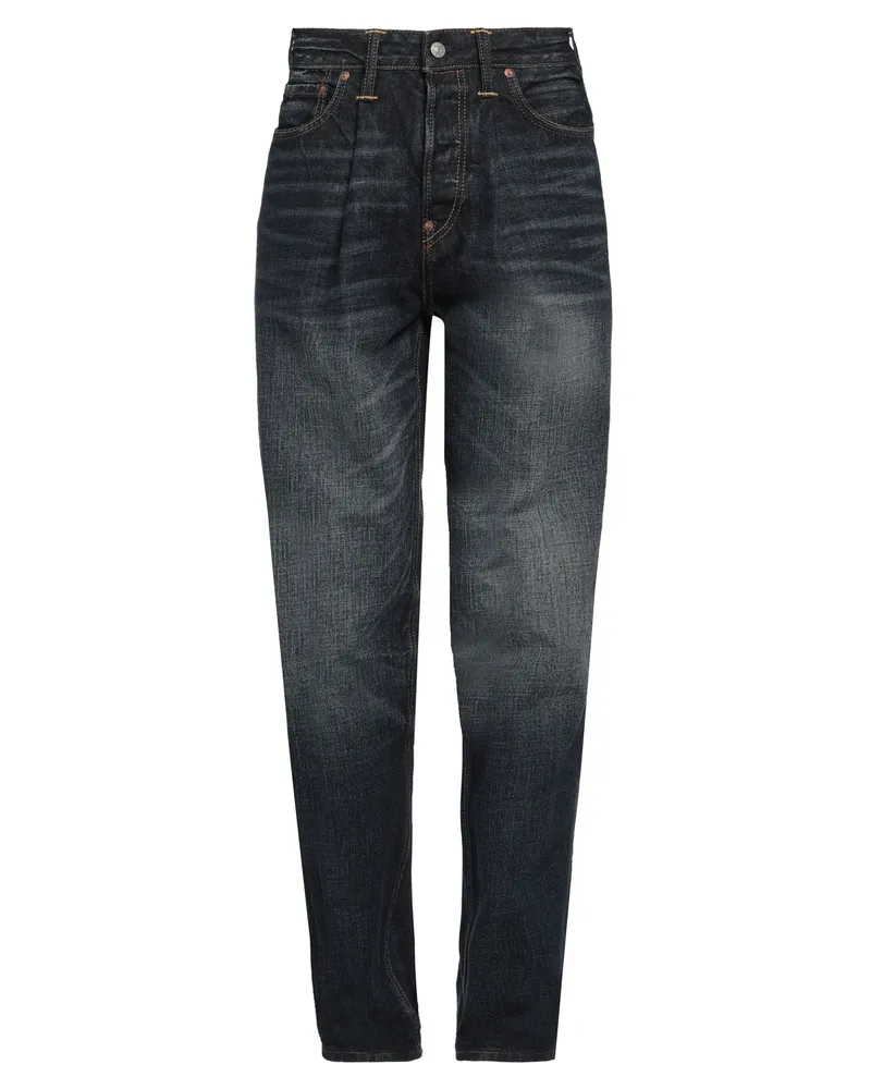 Evisu Jeanshose Blau