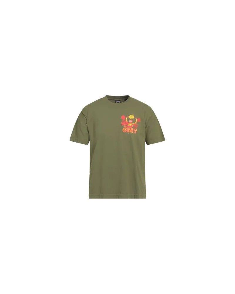 Obey TOPS - T-shirtsauf YOOX.COM Militärgrün
