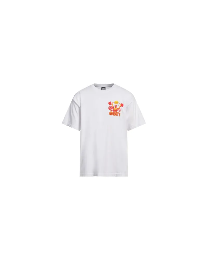 Obey TOPS - T-shirtsauf YOOX.COM Weiß