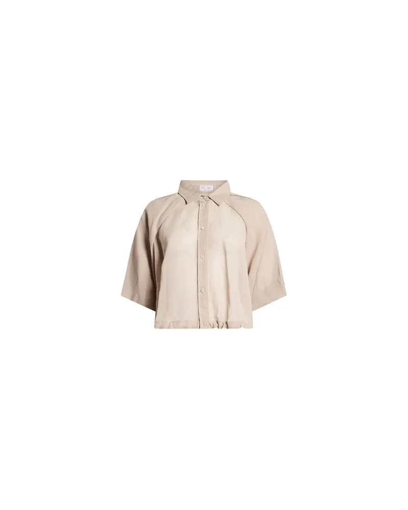 Brunello Cucinelli TOPS - Hemdenauf YOOX.COM Beige