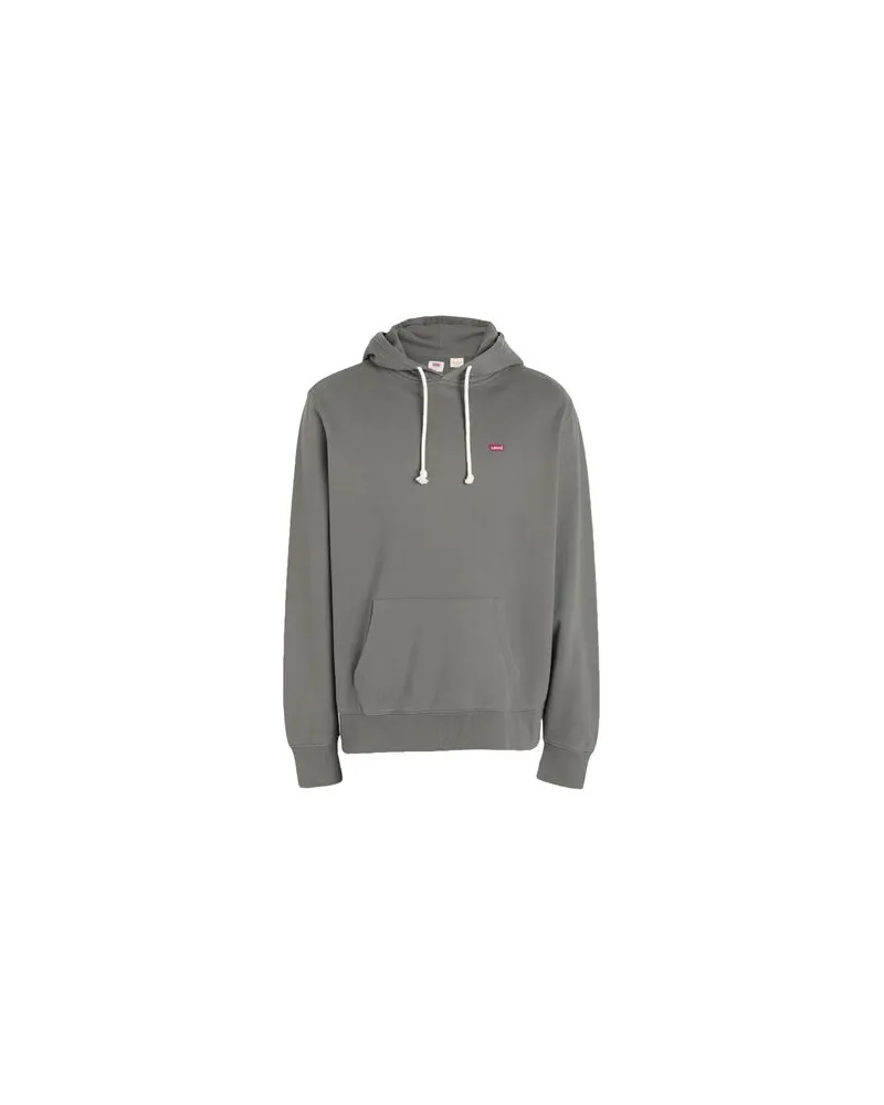 Levi's THE ORIGINAL HM HOODIE GREENS  - TOPS - Sweatshirtsauf YOOX.COM Militärgrün