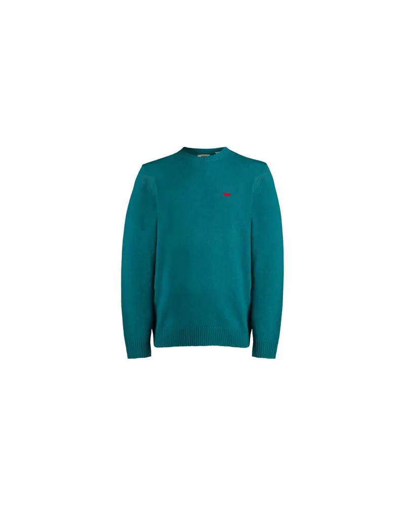 Levi's ORIGINAL HM SWEATER - STRICKWAREN - Pulloverauf YOOX.COM Smaragdgrün