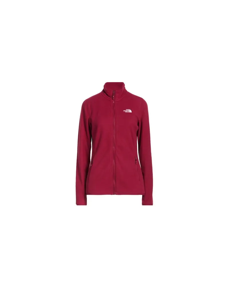 The North Face W 100 GLACIER FZ  - TOPS - Sweatshirtsauf YOOX.COM Bordeaux
