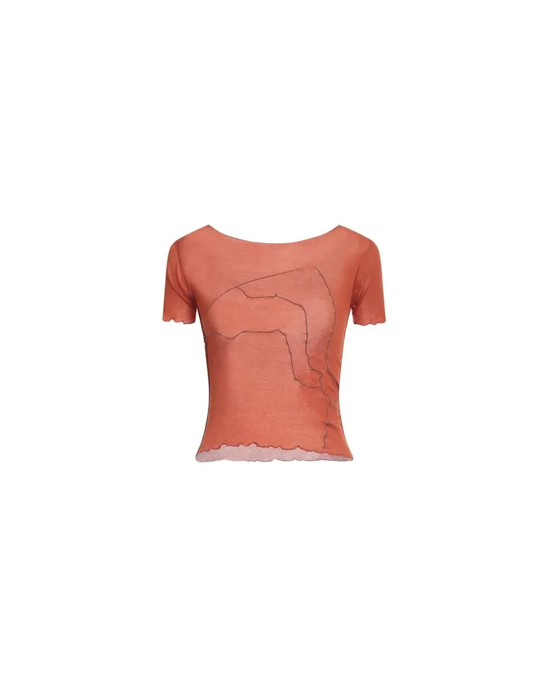 Baserange TOPS - T-shirtsauf YOOX.COM Rostrot