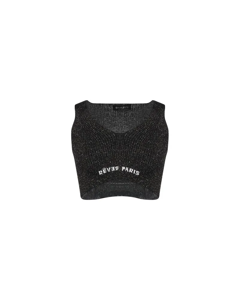 Rêver Paris TOPS - Topsauf YOOX.COM Schwarz