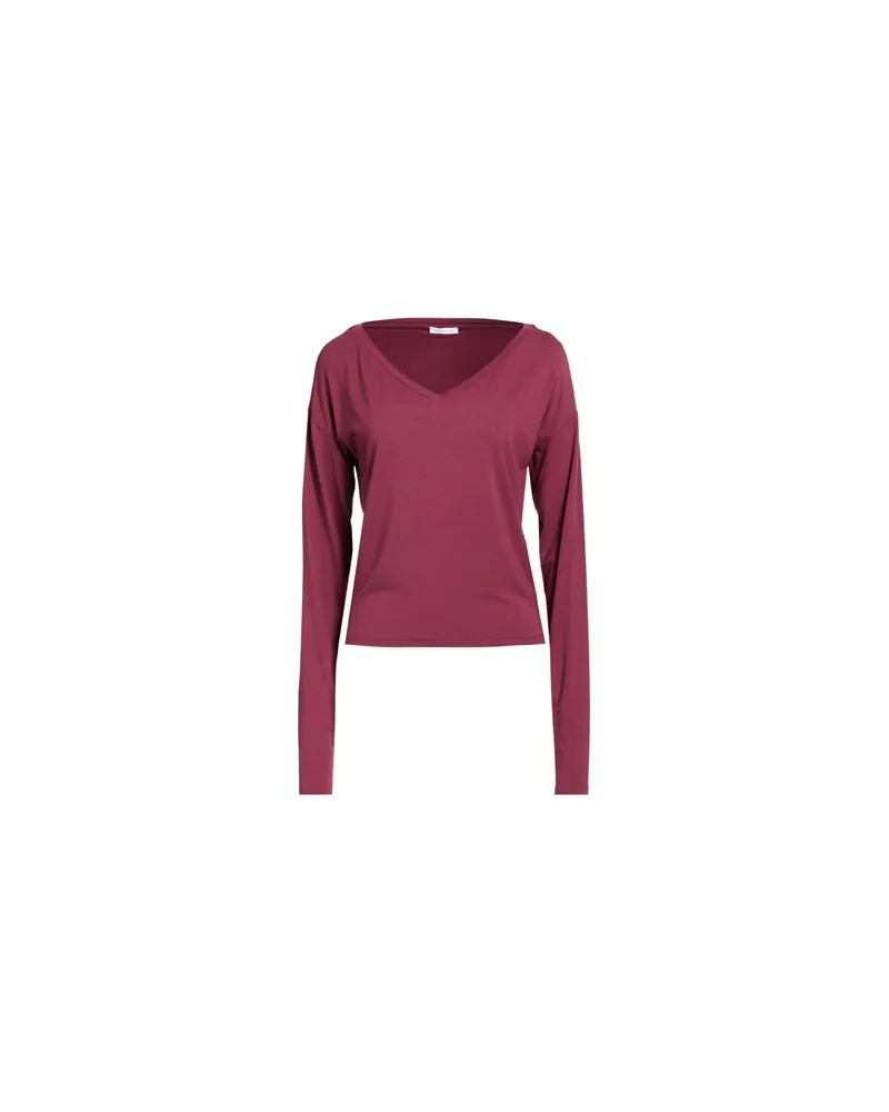 Patrizia Pepe TOPS - T-shirtsauf YOOX.COM Bordeaux