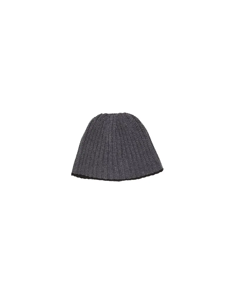 8 by Yoox RECYCLED WOOL BUCKET HAT  - ACCESSOIRES - Mützen & Hüteauf YOOX.COM Braungrau