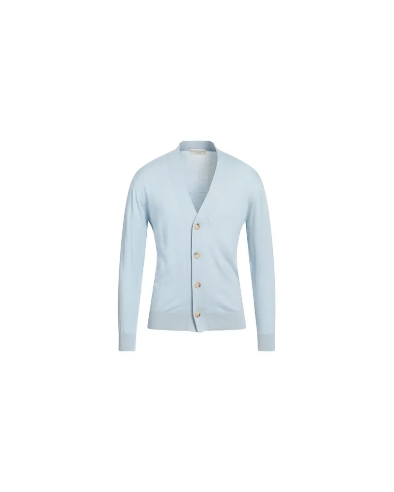 Filippo de Laurentiis STRICKWAREN - Strickjackenauf YOOX.COM Himmelblau