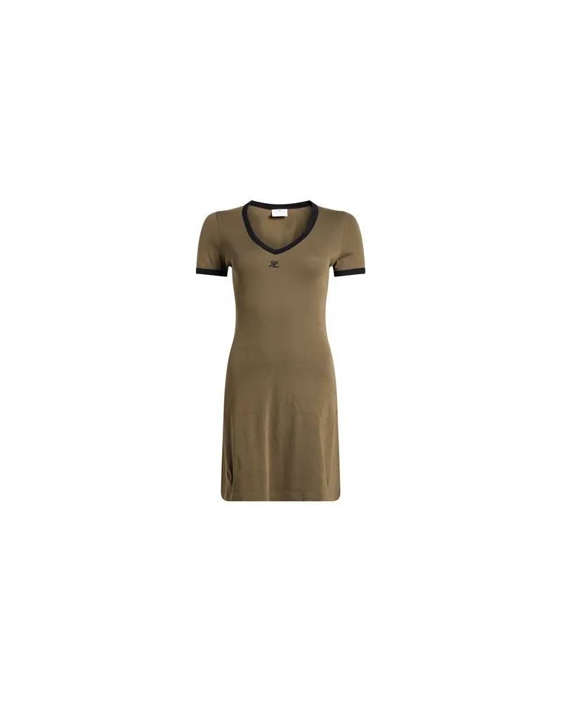 Courrèges KLEIDER - Mini-Kleiderauf YOOX.COM Militärgrün