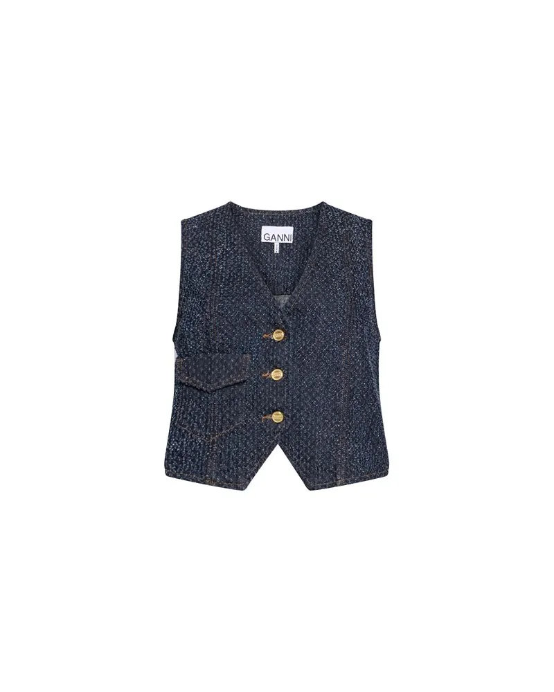 Ganni ANZÜGE und CO-ORDS - Couture-Westenauf YOOX.COM Blau