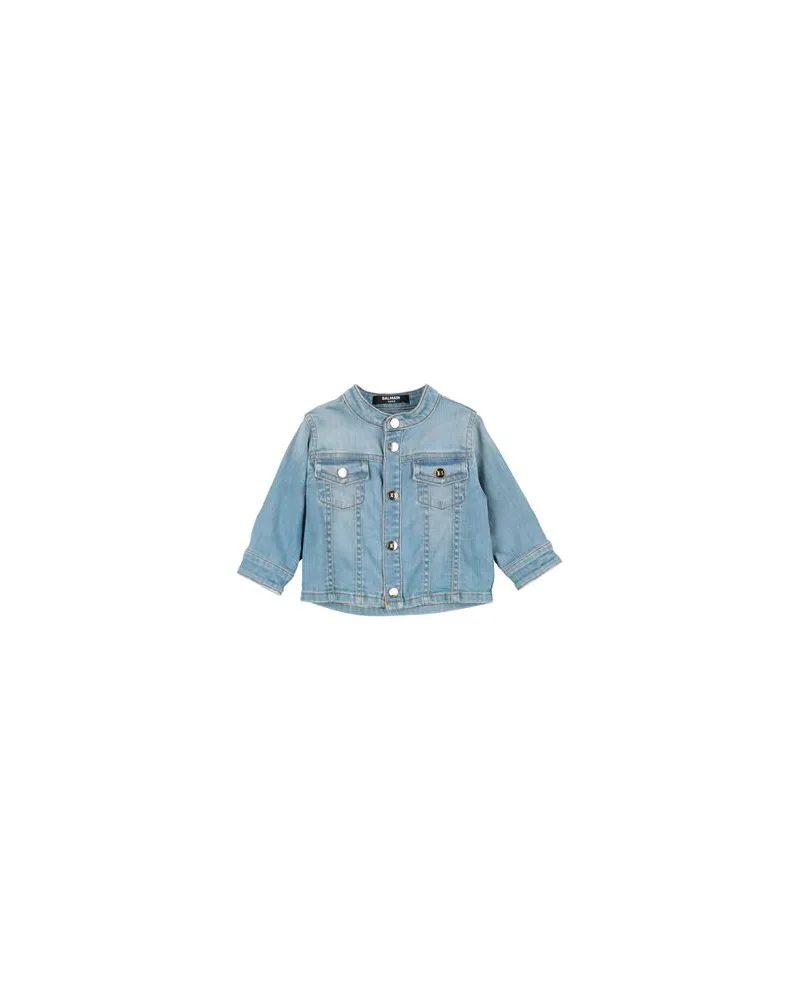 Balmain TOPS - Jeanshemdenauf YOOX.COM Blau