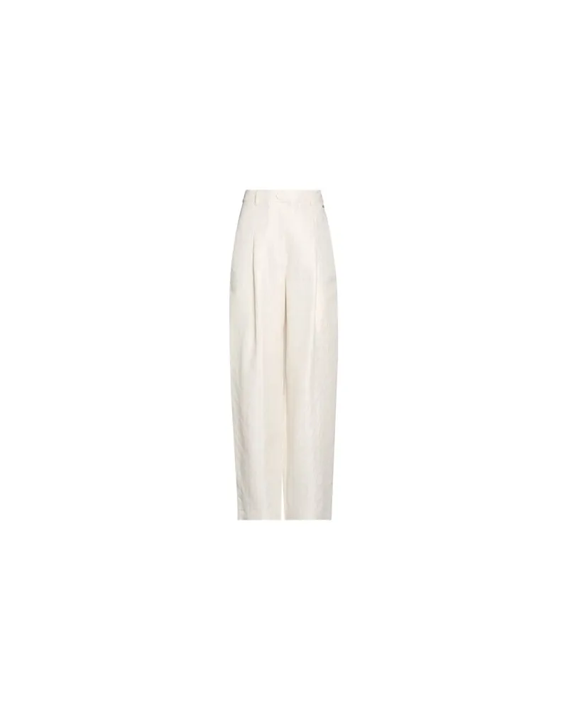 Armani Exchange HOSEN & RÖCKE - Hosenauf YOOX.COM Elfenbein