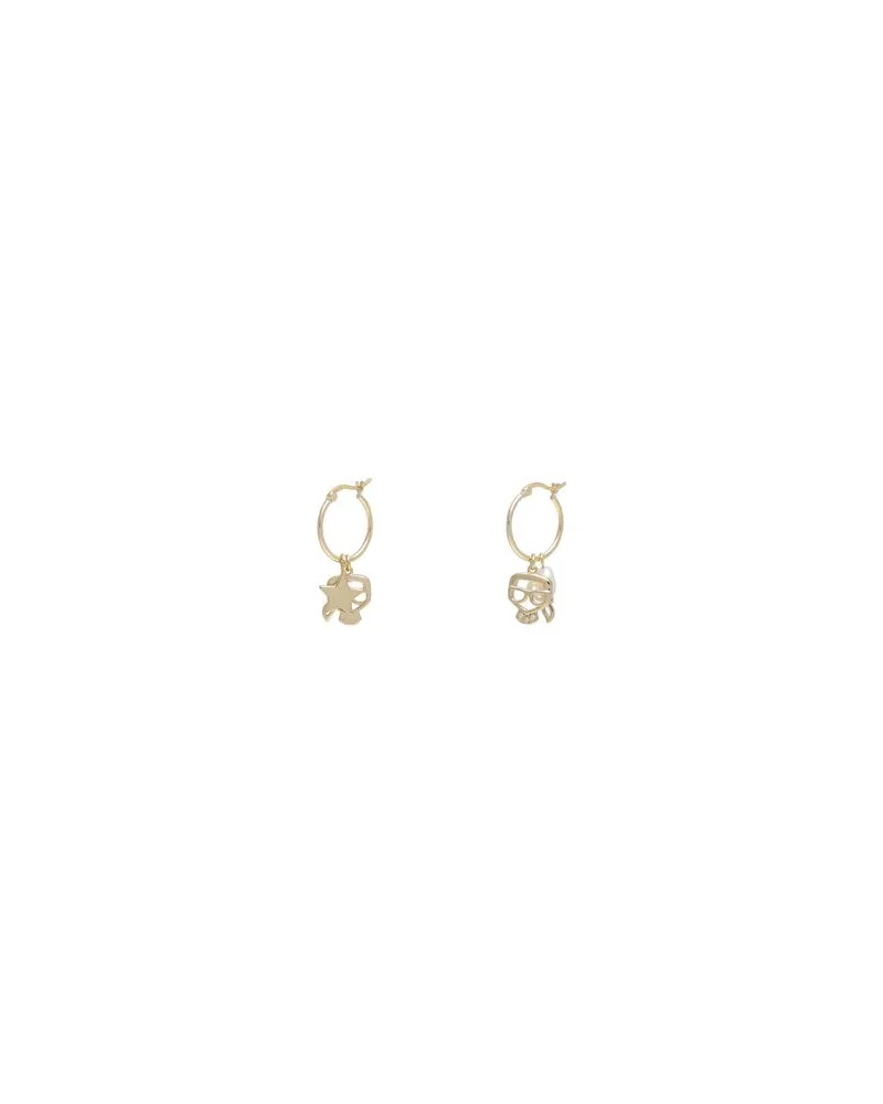 Karl Lagerfeld K/IKONIK PEARLS KARL EARRINGS  - SCHMUCK und UHREN - Ohrringeauf YOOX.COM Gold