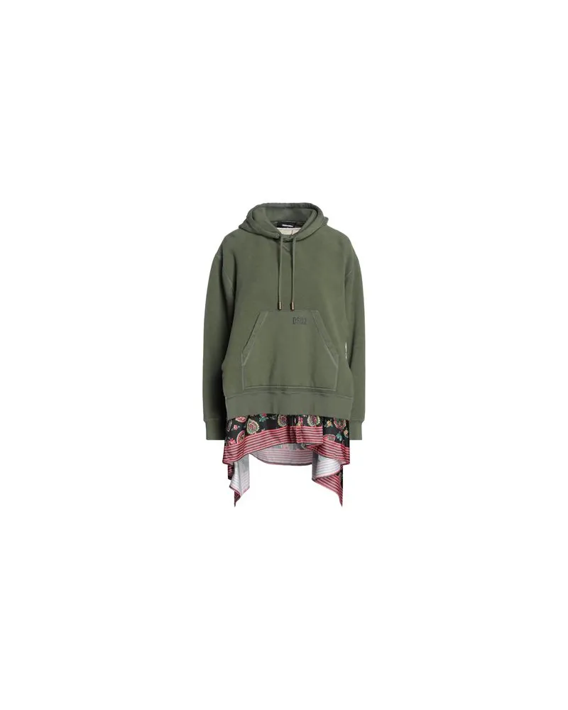 Dsquared2 TOPS - Sweatshirtsauf YOOX.COM Militärgrün
