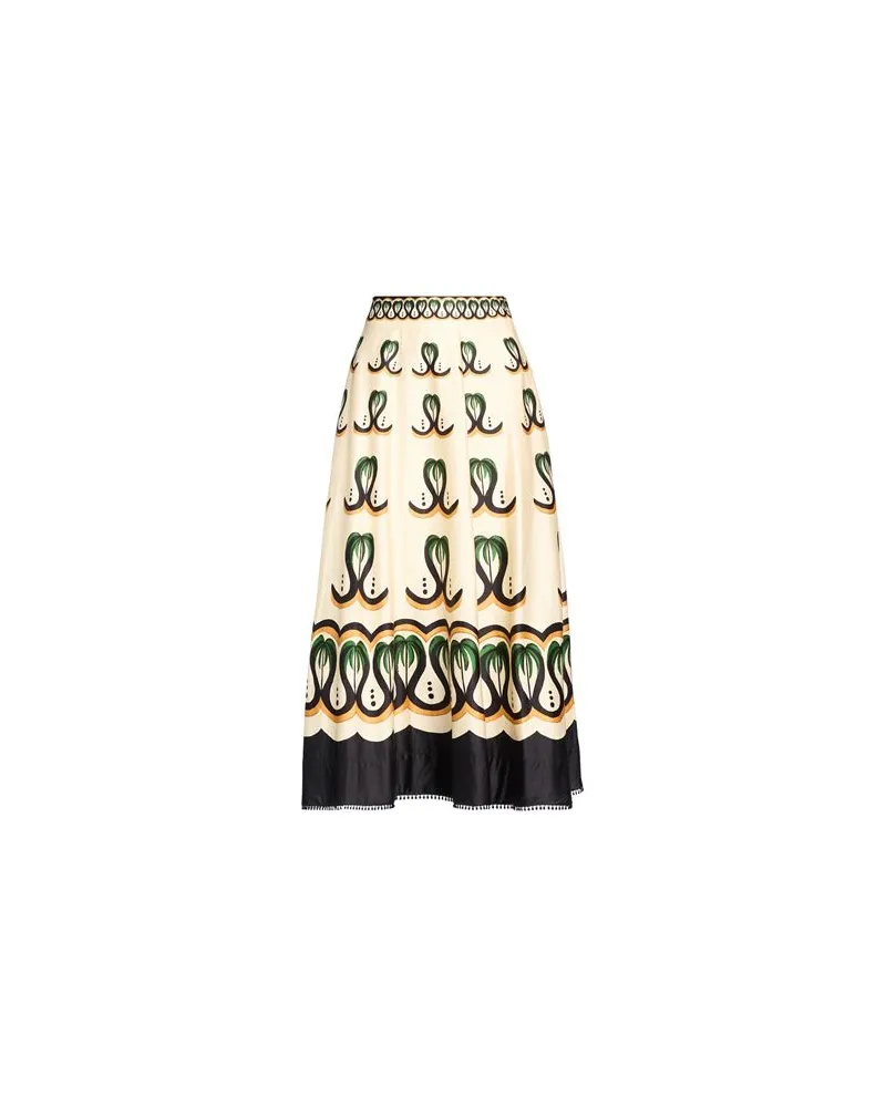 FARM Rio COCONUT TREE FLOW SKIRT - HOSEN & RÖCKE - Maxi-Röckeauf YOOX.COM Pastellgelb