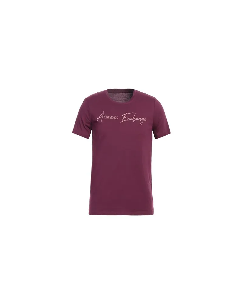 Armani Exchange TOPS - T-shirtsauf YOOX.COM Pflaume