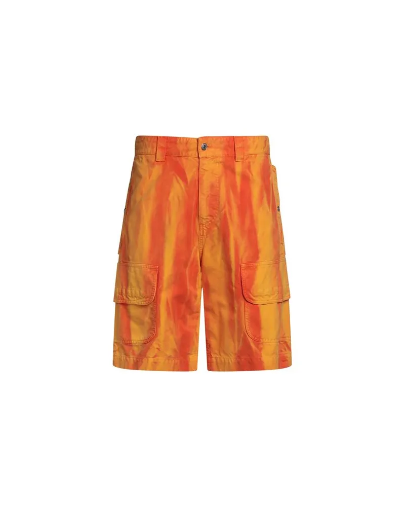 MSGM HOSEN & RÖCKE - Jeansshortsauf YOOX.COM Orange