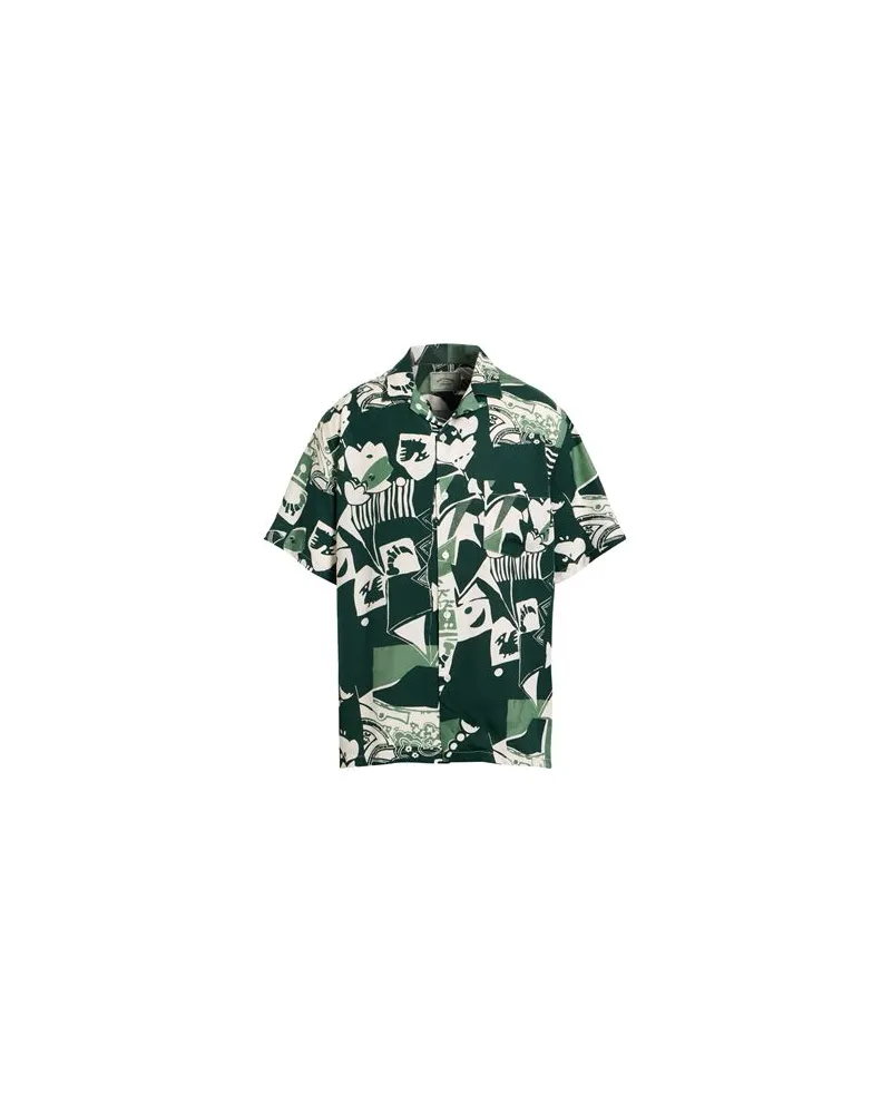 Portuguese Flannel TOPS - Hemdenauf YOOX.COM Dunkelgrün