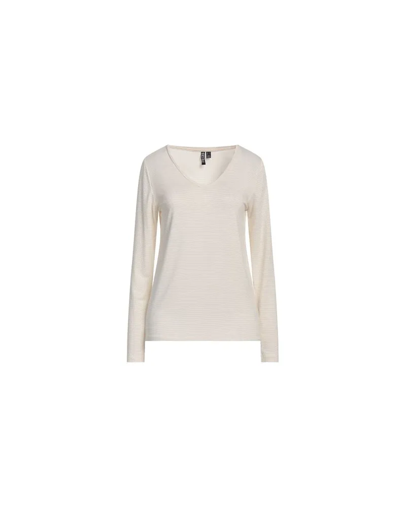 Pieces TOPS - T-shirtsauf YOOX.COM Elfenbein