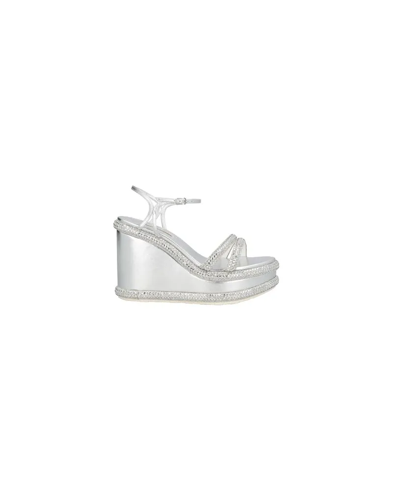 Casadei SCHUHE - Sandalenauf YOOX.COM Silber