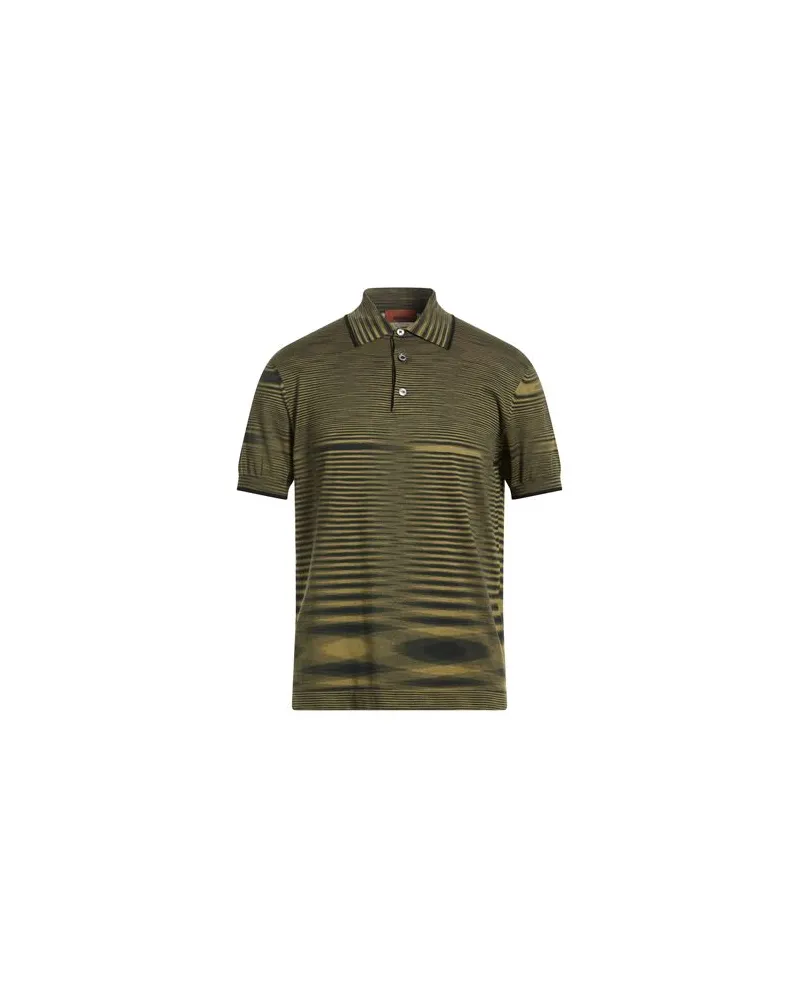 Missoni TOPS - Poloshirtsauf YOOX.COM Militärgrün