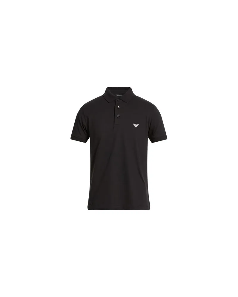 Emporio Armani SWIMWEAR - TOPS - Poloshirtsauf YOOX.COM Schwarz