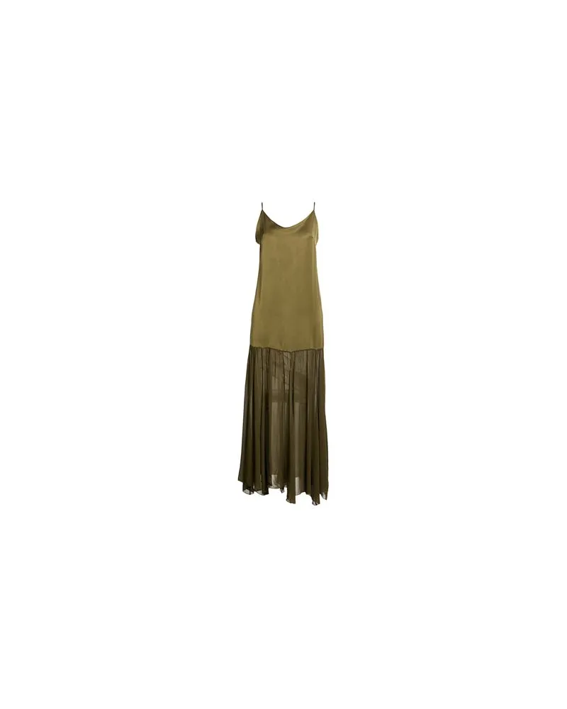 VICOLO KLEIDER - Maxi-Kleiderauf YOOX.COM Militärgrün