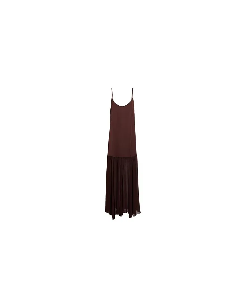 VICOLO KLEIDER - Maxi-Kleiderauf YOOX.COM Schokobraun