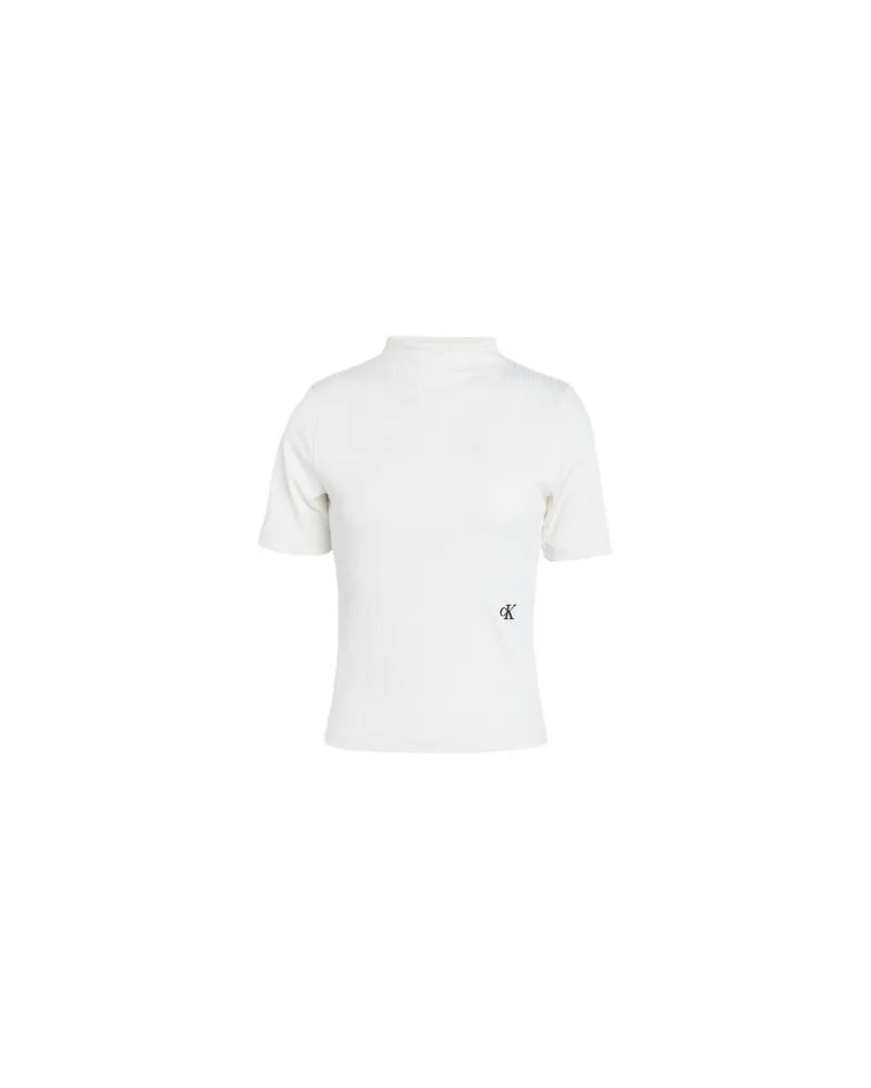 Calvin Klein TOPS - T-shirtsauf YOOX.COM Elfenbein