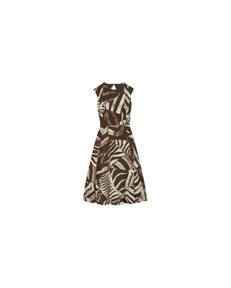 Ralph Lauren KLEIDER - Midi-Kleiderauf YOOX.COM Braun