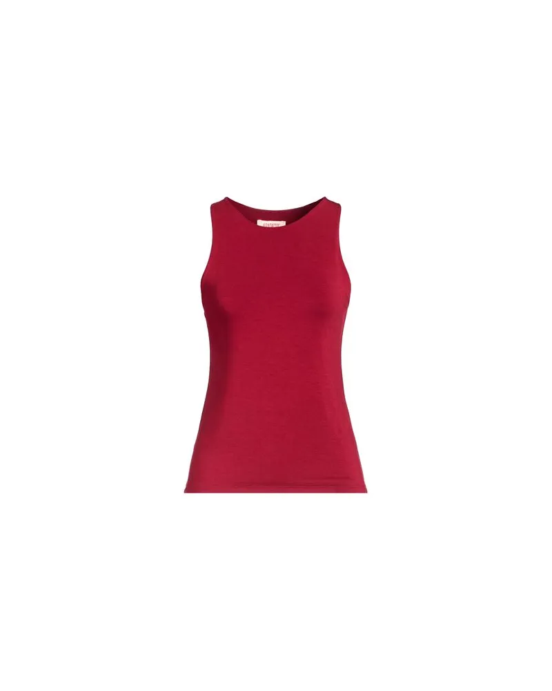 KONTATTO TOPS - Tank Topsauf YOOX.COM Ziegelrot