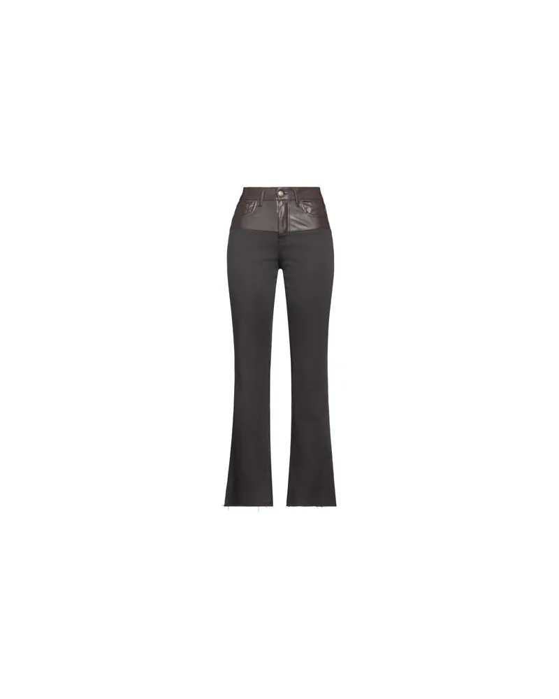 Jijil HOSEN & RÖCKE - Hosenauf YOOX.COM Dunkelbraun