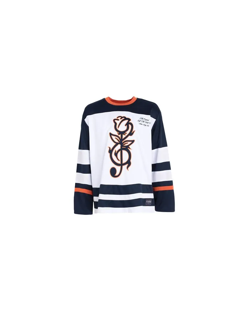Vans TREBLE ROSE HOCKEY JERSEY  - TOPS - Sweatshirtsauf YOOX.COM Marineblau