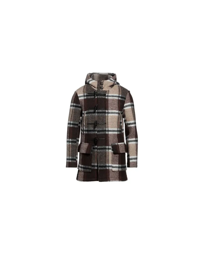 AT.P.CO JACKEN & MÄNTEL - Mäntelauf YOOX.COM Dunkelbraun