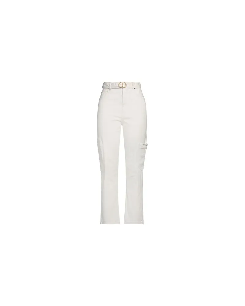 Twin-Set HOSEN & RÖCKE - Hosenauf YOOX.COM Weiß