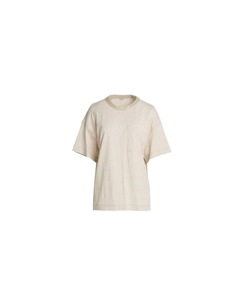 Brunello Cucinelli TOPS - T-shirtsauf YOOX.COM Beige