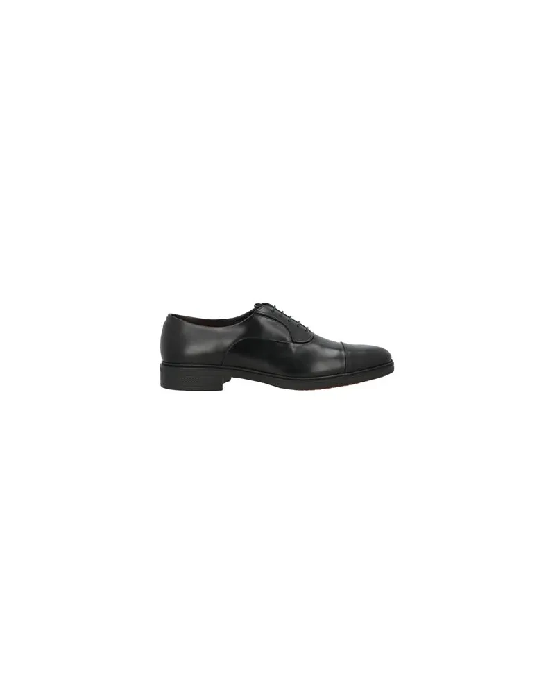 Santoni SCHUHE - Schnürschuheauf YOOX.COM Schwarz