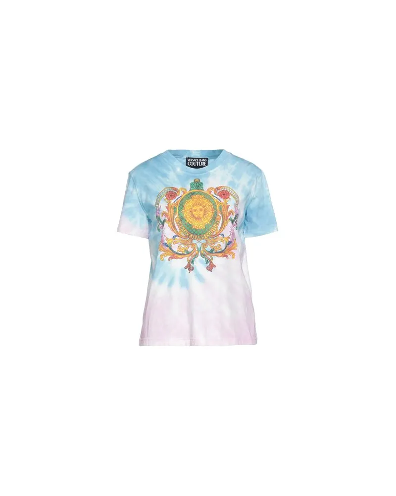 Versace Jeans TOPS - T-shirtsauf YOOX.COM Azurblau