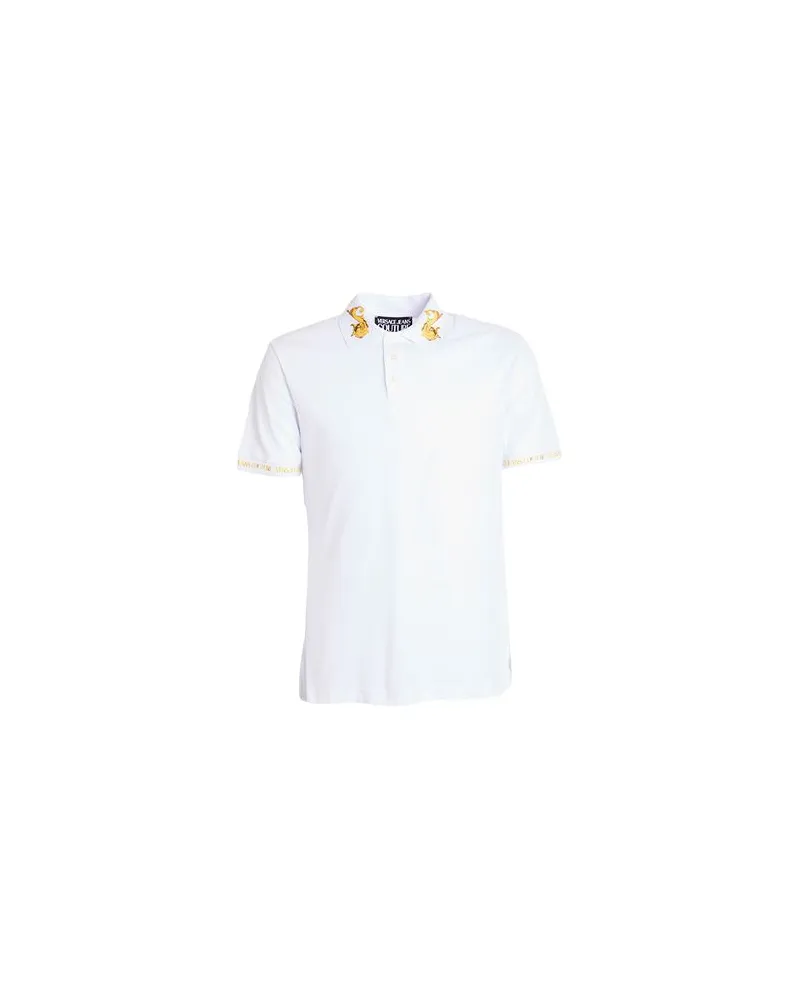 Versace Jeans TOPS - Poloshirtsauf YOOX.COM Weiß