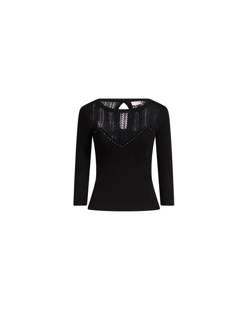 Liu Jo STRICKWAREN - Pulloverauf YOOX.COM Schwarz