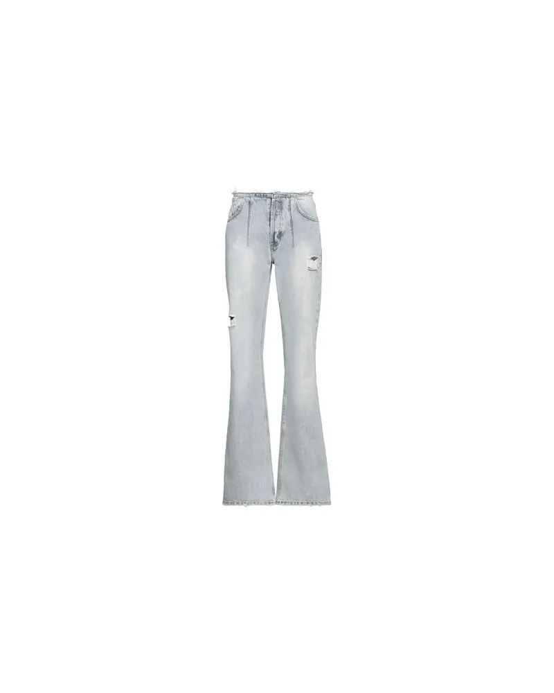 THE MANNEI HOSEN & RÖCKE - Jeanshosenauf YOOX.COM Blau